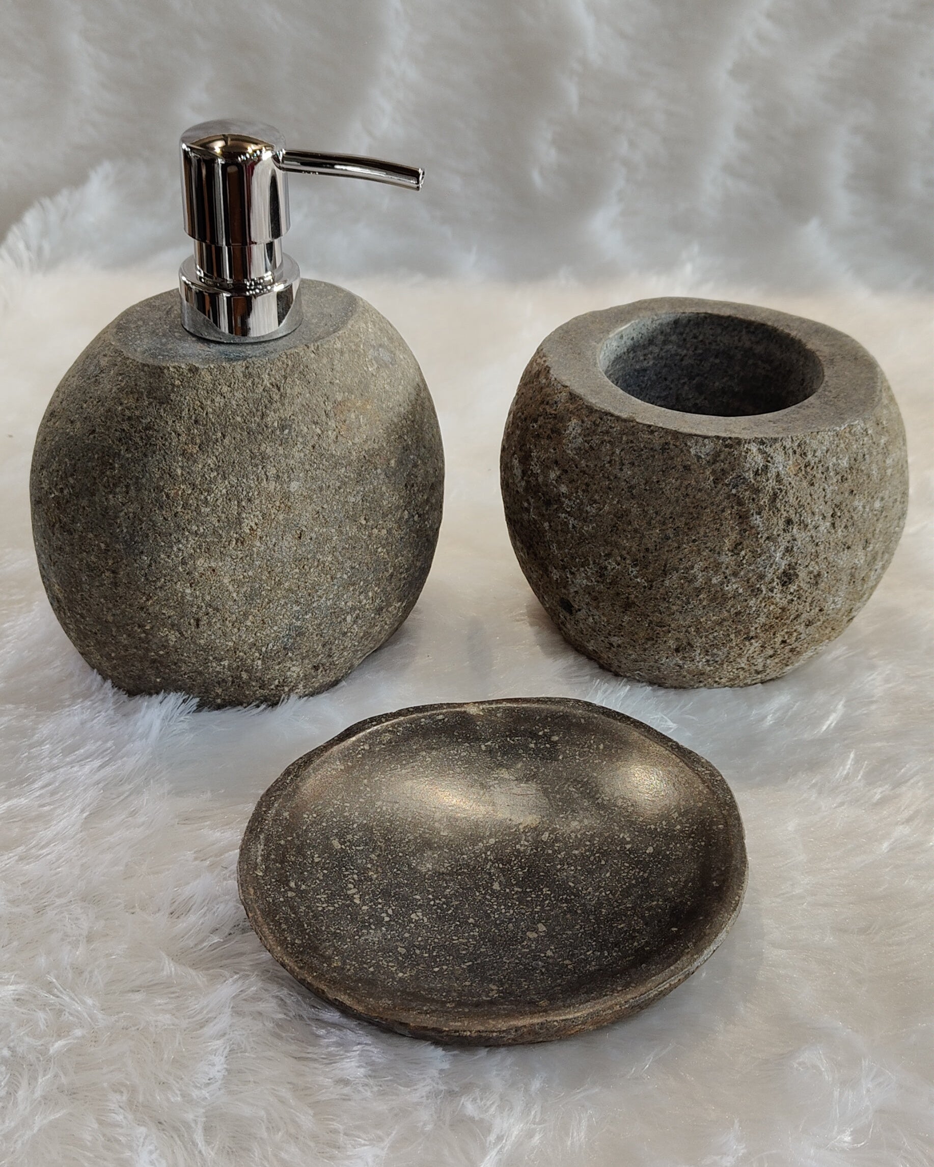 Bali Stone Bathroom Accessories