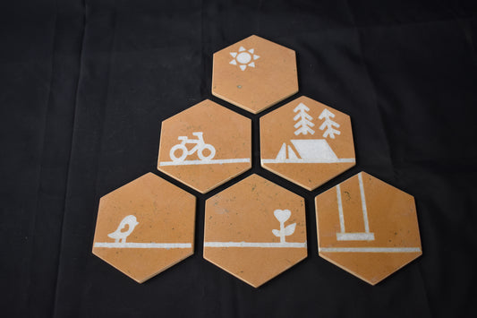 Indian Marble Coasters