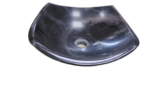 Stone Wash Basin -  Black