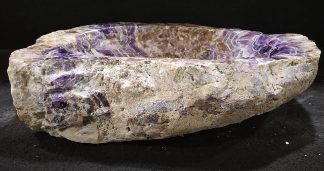 ECM - PURPLE - RAW-LOOK NATURAL AGATE BASINS