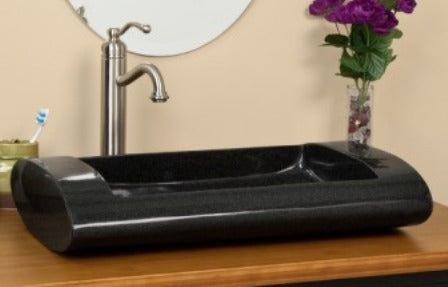 Stone Basin-Ecm-Absolute Black - 138