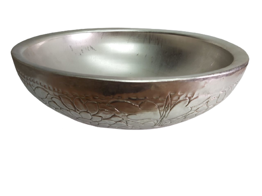 Brass Silver Plate Wash Basin