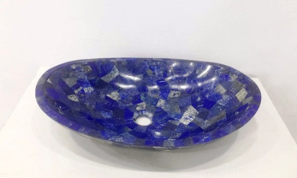 Gemstone Stone Basin-Ecm -Blue Lapiz Lazuli 197