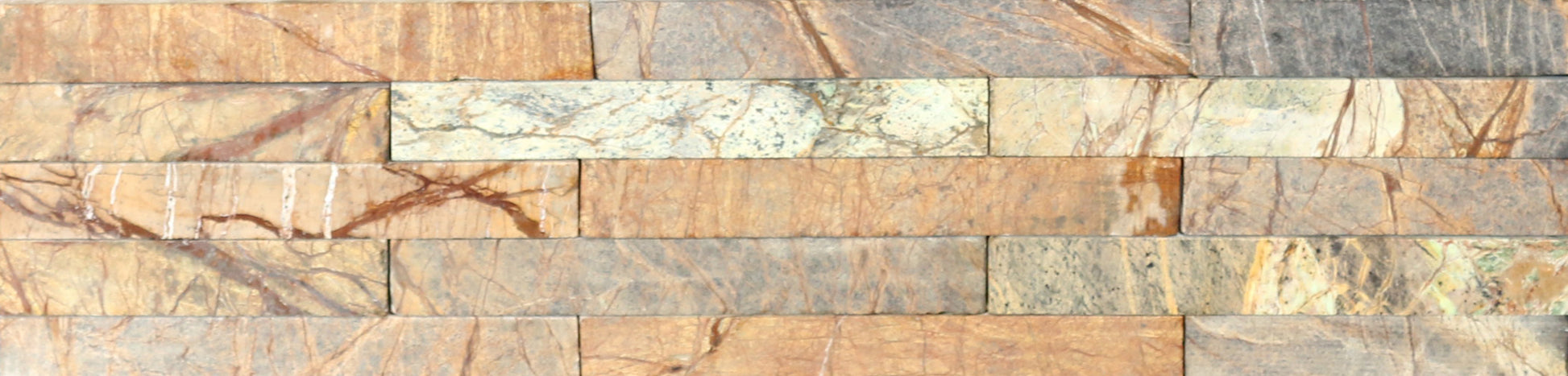 Natural stone cladding Brown