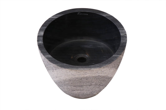 Stone Wash Basin-ECM-Black Muedy