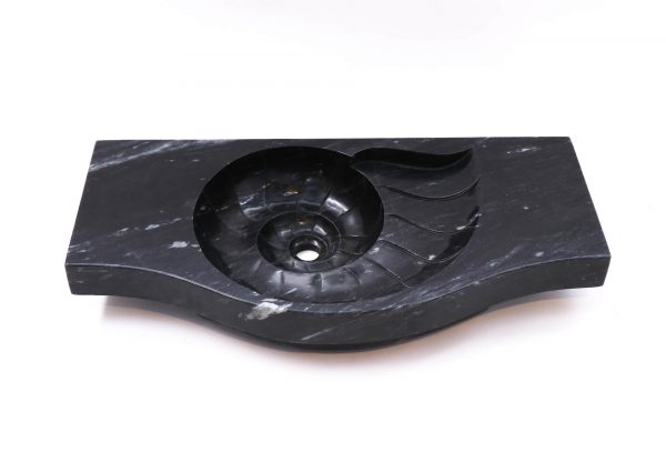 ECM- Shell Black - Stone Wash Basin