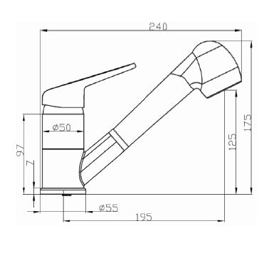 Franke - RMD -891 (Novara-Plus Spray Top) - 115.0638.302 - Kitchen Faucets