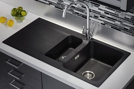 Double Bowl Sink with Drainer