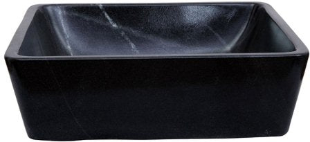 Black Marble Stone Wash Basin