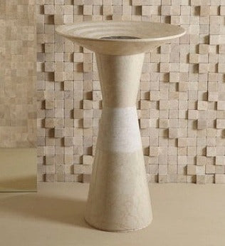 Marble Stone Wash Basin-ECM-Bali Collection-Viva-Cream