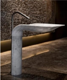 Ecm - Indian Carrara 104 - Pedestal Stone Basin