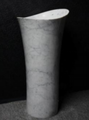 Stone Basin - Ecm - Indian Carrara 107 - Pedestal