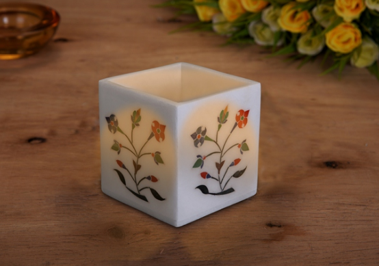 Candle Holders -Inlay Square - SGC055