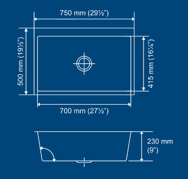 Single Bowl Sink