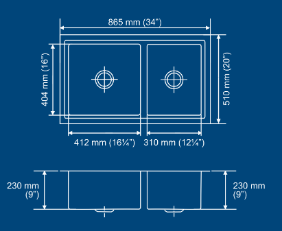 Nirali  Double Bowl Sink