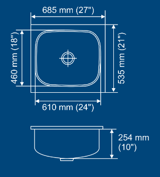 Single Bowl Sink