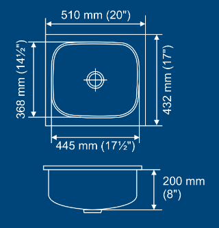 Single Bowl Sink