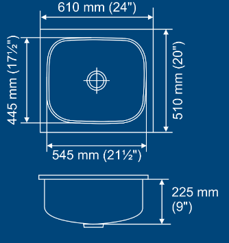 Single Bowl Sink