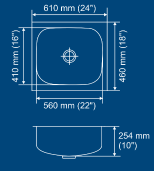 Single Bowl Sink