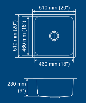 Single Bowl Sink
