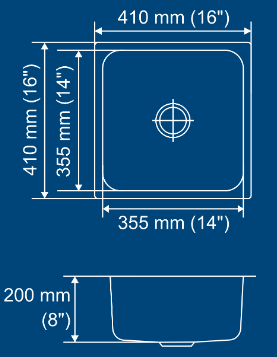 Single  Bowl Sink