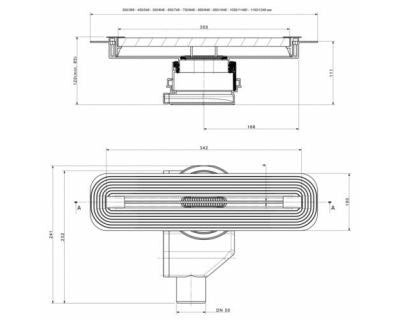 PESTAN -131 000 31 - Confluo Slimline Drain