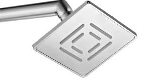 Bathcare-Overhead Shower - with arm-SH-2046-Maze -4''x 4''