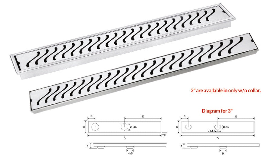 Sipco - S - Line - Long Drainer